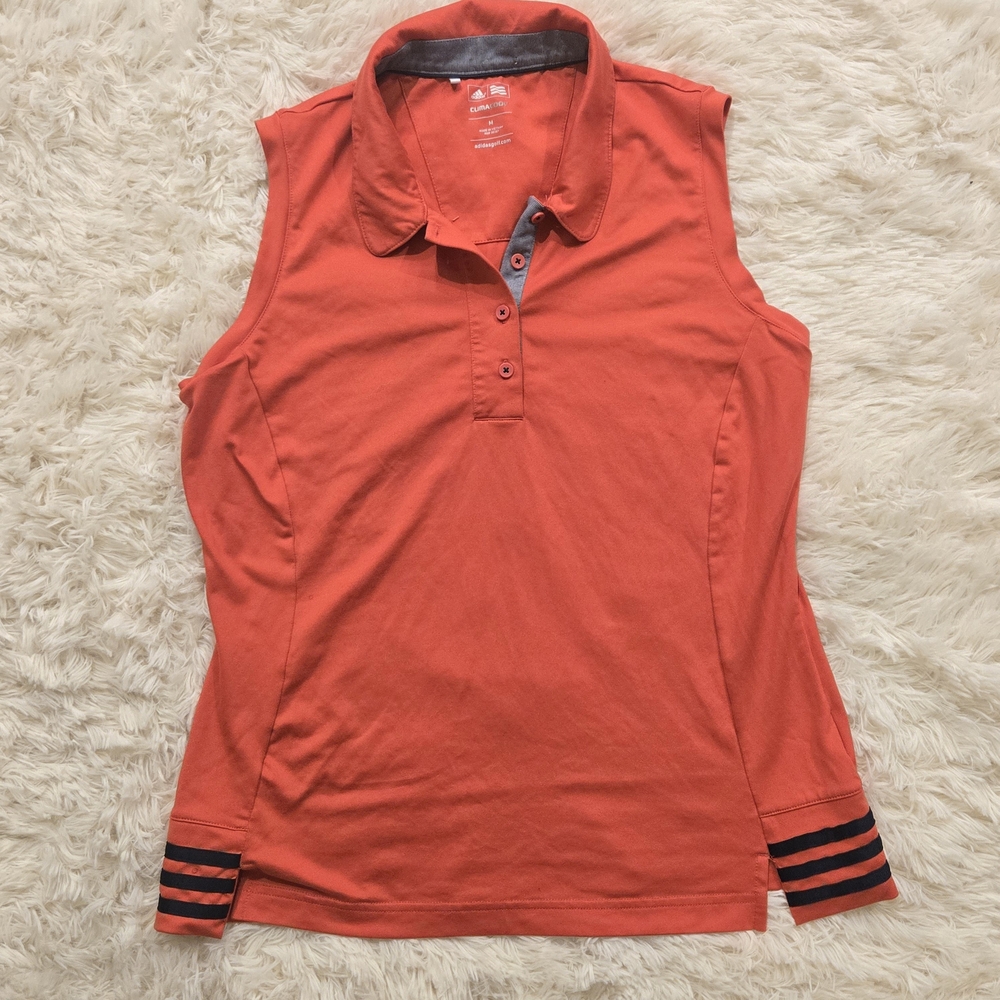 Women's Sleeveless Polo Shirt - Red